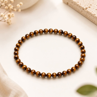 Tijgeroog Armband 4 mm – Focus & Bescherming